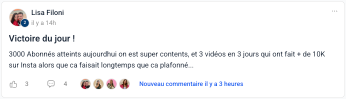 Témoignage de Lisa : 3 000 abonnés atteints