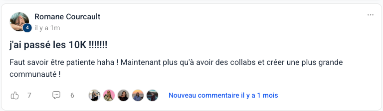 Témoignage de Romane : j'ai passé les 10k abonnés